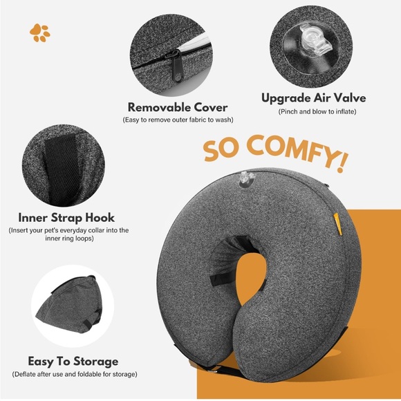 WONDAY XL Inflatable Collar for Dogs - Picture 3 of 7